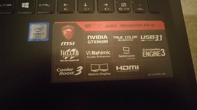 MSI Apache Pro GE 62 Gaming Laptop Unboxing смотреть онлайн