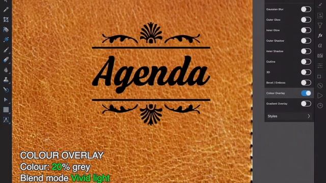 Affinity Photo iPad — STAMP on LEATHER handbook смотреть онлайн