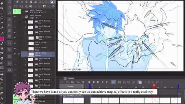 How to Animate MAGIC EFFECTS in Clip Studio PAINT смотреть онлайн
