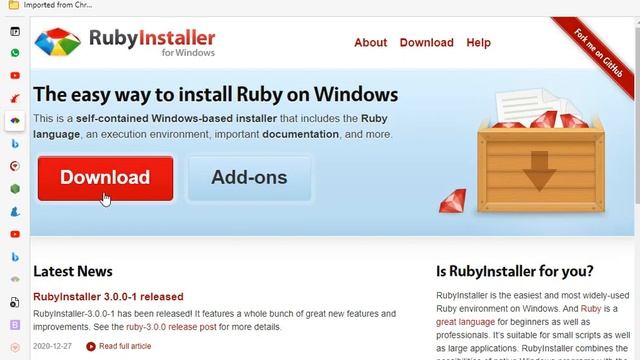 Ruby on Rails installation|how to install ruby on rails in hind смотреть онлайн