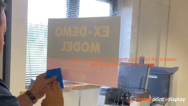 How To Apply Static Cling Vinyl To A Window смотреть онлайн