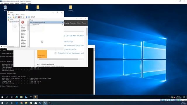 Poradnik Windows Serwer: instalacja i konfiguracja serwera DHCP. смотреть онлайн