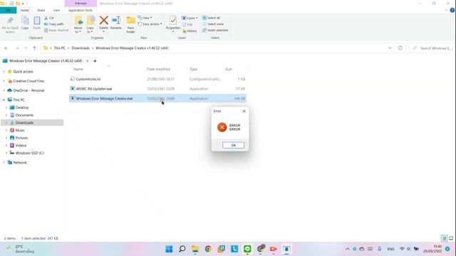 Windows Error Message Creator v1.40.32 смотреть онлайн