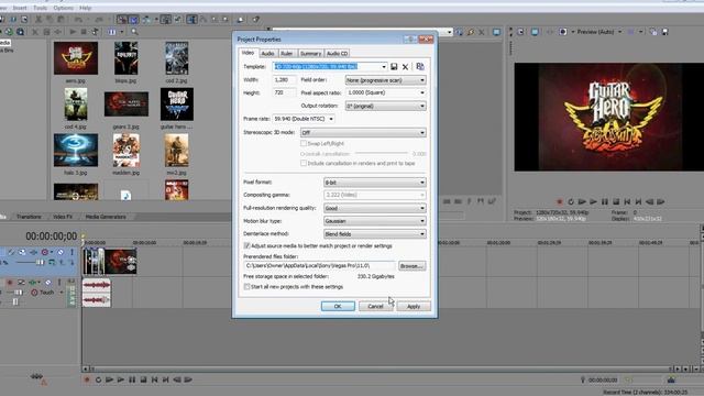 HD PVR Render Setting Tutorial :: Sony Vegas 11 and Arcsoft Total Media Extreme смотреть онлайн
