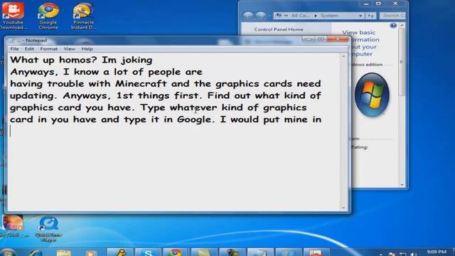 How To Upgrade Graphics Card Drivers For Minecraft смотреть онлайн