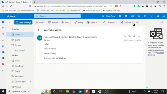 How to Print an Email from Outlook смотреть онлайн