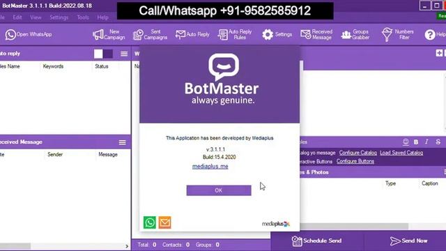 BotMaster 3.1 Latest Version with Buttons Features | Bulk WhatsApp Marketing Software смотреть онлайн