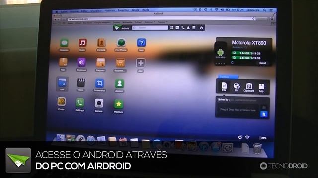 Acesse o Android através do PC com AirDroid смотреть онлайн