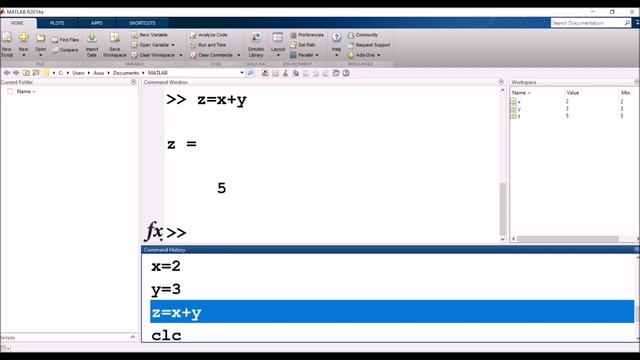 MATLAB Tutorial#10 Different windows in MATLAB | Command Window|Current Folder|Work Space смотреть онлайн