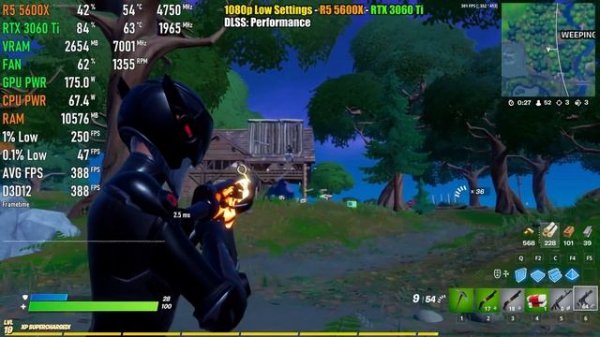 Fortnite - RTX 3060 Ti + R5 5600X - 1080p, 1440p & 4K - Epic & Low Settings - Chapter 2 Season 5