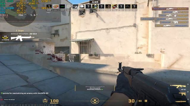 Counter Strike 2 | RTX 4060 8GB + I5 14400F ( 1280x960 Low Settings )