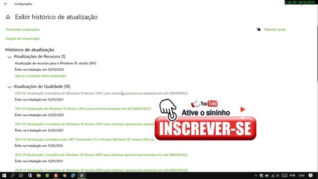 4 Configurações Importantes Para Usar No Windows Update do Sistema Windows 10 смотреть онлайн