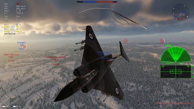 Javelin FAW Mk.9 vs. F9F-8s | Match Highlights | War Thunder смотреть онлайн