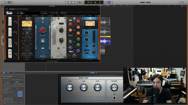 Garageband 10 Tutorial: BADASS ROCK BASS TONE :GUITAR TUESDAY VLOG 025 смотреть онлайн