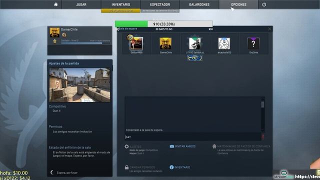 CSGO- JUGANDO CON SUB - SI SALE UN ACE REGALO KEY | GAMER CHILE смотреть онлайн