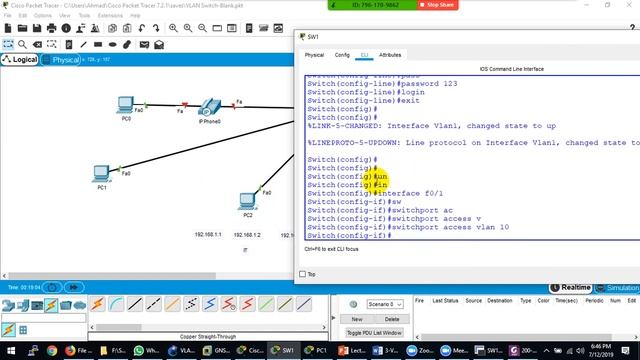 Lecture-5(CCNA-200-301)-Configure VLANs смотреть онлайн