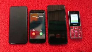 REDMI note 8 VS iphone 7 VS SAMSUNG A04S incoming call MITO out going call