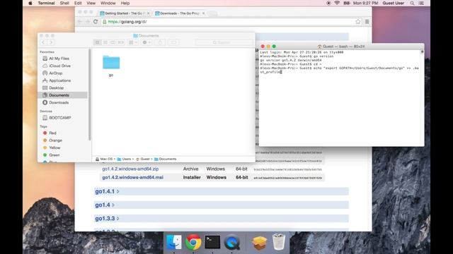 How to Install Golang on Mac OS X смотреть онлайн