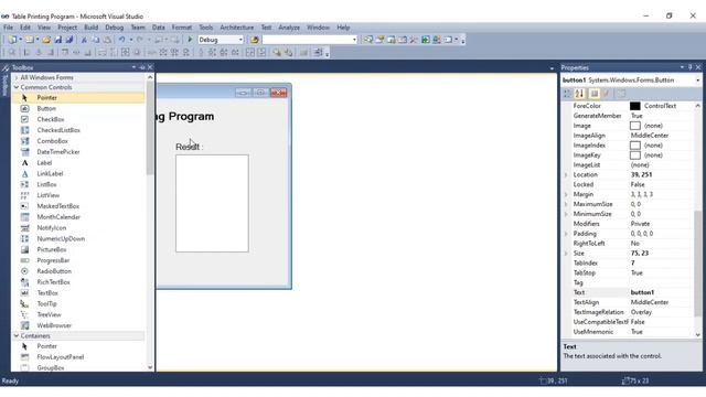 windows form application c# visual studio 2022 | table printing in c# | c# projects | c# tutorial смотреть онлайн