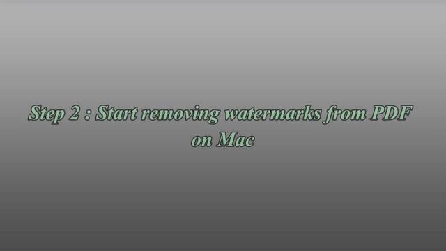 How to Remove A Watermark from PDF on Mac смотреть онлайн