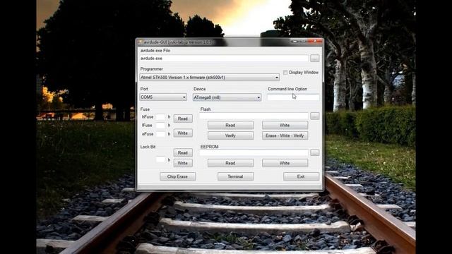 使用avrdude-GUI讀取晶片資料 смотреть онлайн