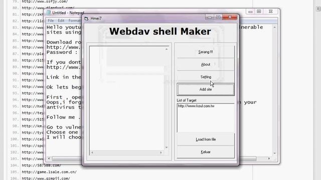 Deface/Webdav vulnerable website Using Rootkit - Tutorial by (Irsyadd) смотреть онлайн