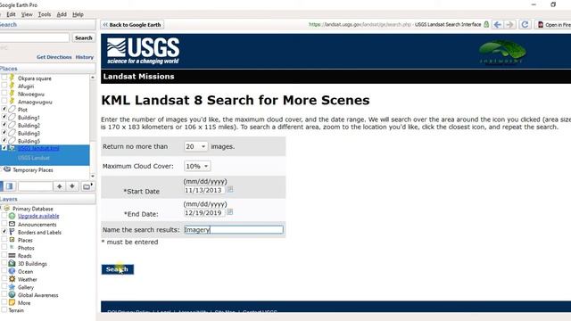 How to download Landsat image with Google Earth Pro смотреть онлайн