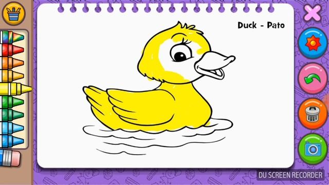 Coloring and Learn Android Apps for kids #Duck Pato смотреть онлайн