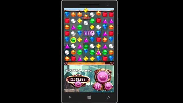 Bejeweled LIVE - Gameplay Action Mode 29M Windows Phone (Español) смотреть онлайн