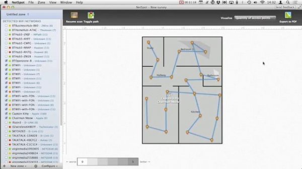 Create a Wireless Network Survey With NetSpot