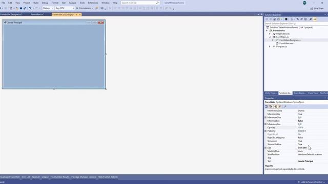 Windows Forms com .NET Core e C# :: Aula 03 :: Propriedades e Eventos dos Formulários смотреть онлайн