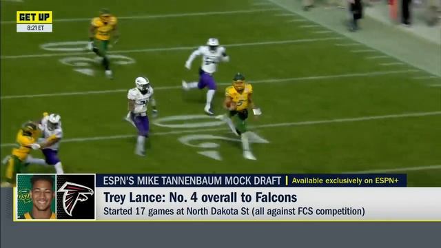Greeny predicts the 49ers will draft Trey Lance over Mac Jones with the No. 3 pick | Get Up смотреть онлайн