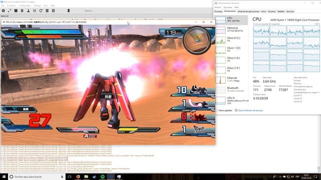 Mobile Suit Gundam: Extreme Vs. Full Boost - Rpcs3 0.0.5-6496 - Ryzen 7 1800x @ 3.6Ghz смотреть онлайн