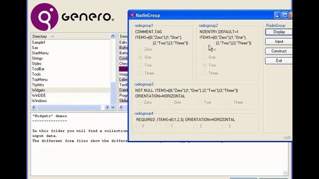 Use of radioGroups смотреть онлайн