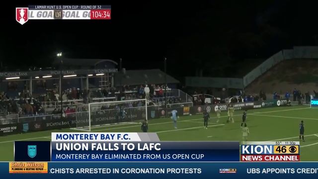 Monterey Bay FC falls to LAFC at home in US Open Cup 050923 смотреть онлайн