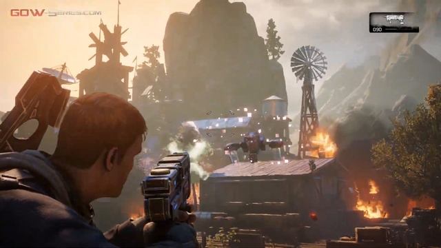 Gears of War 4 - Act 1 - Chapter 4: A Few Snags - Windows 10 Walkthrough смотреть онлайн