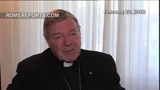 El cardenal australiano George Pell prometió "completa lealtad" al Papa Francisco смотреть онлайн