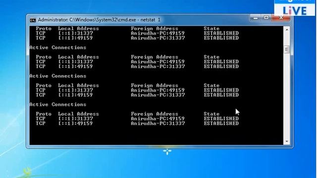 Windows Networking Command Line Tool - NETSTAT смотреть онлайн