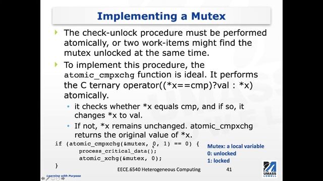OpenCL Work Item Synchronization смотреть онлайн