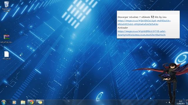 Windows 7 ultimate de 32 bits imagen iso en un link ENLACE ACTUALIZADO 2015 !!! mas activador смотреть онлайн