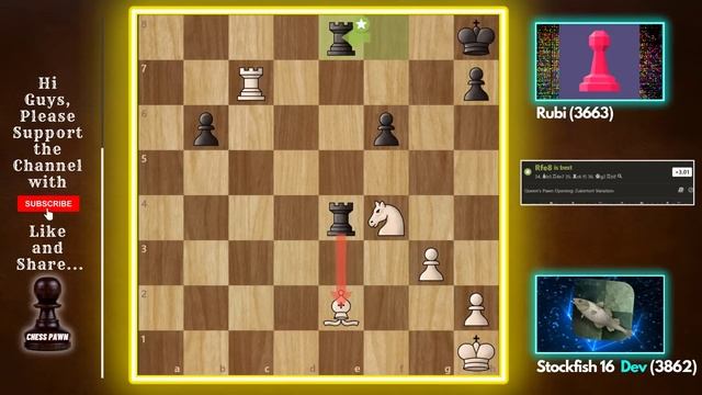 Stockfish 16 vs Rubi || Hard Battle!!! TCEC Season 22 смотреть онлайн
