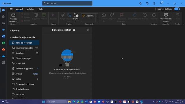 Windows Outlook mail app new icon and work in progress смотреть онлайн