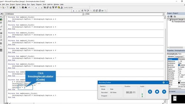 Simple calculator in Visual basic 6.0 смотреть онлайн