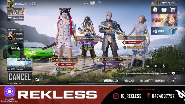 INTENSE LOBBY | KES | BGMI LIVE 🔴 смотреть онлайн