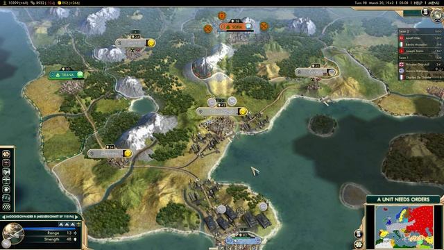 Let's Play Civilization 5: World War 2 Germany - Part 28 [Red WW2 Mods Gameplay] смотреть онлайн
