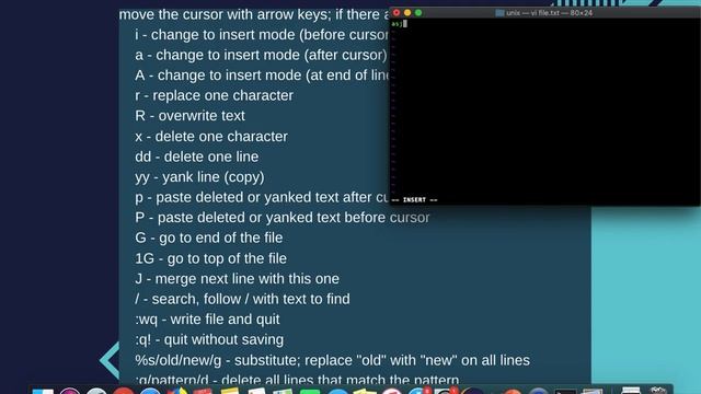 Vi Text Editor Tutorial (MacOS edition) смотреть онлайн