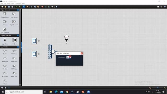 Experiment No.1 part1\ Logic Gates using Logic.ly Simulator смотреть онлайн