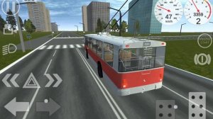 Работаю на троллейбусе в Simple Car Crash #1 едем в улицу Симплово