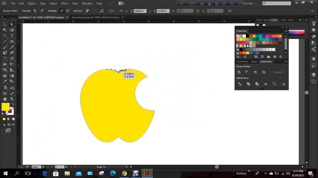 Illustrator Logo Design Tutorial || Logo Design Illustrator CC || Apple Logo Design Illustrator смотреть онлайн