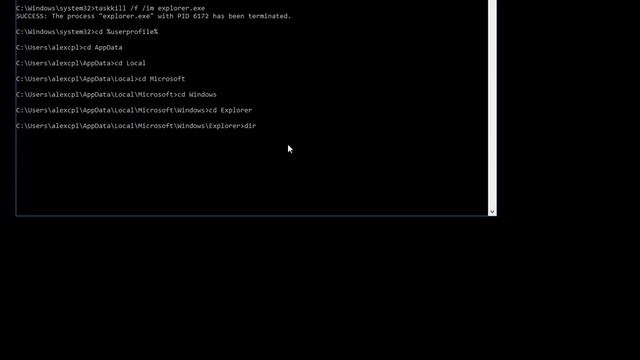 How to delete Windows Explorer thumbnail cache using command prompt смотреть онлайн
